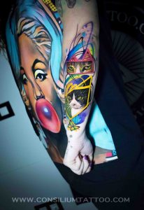 tatuaje watercolor acuarela